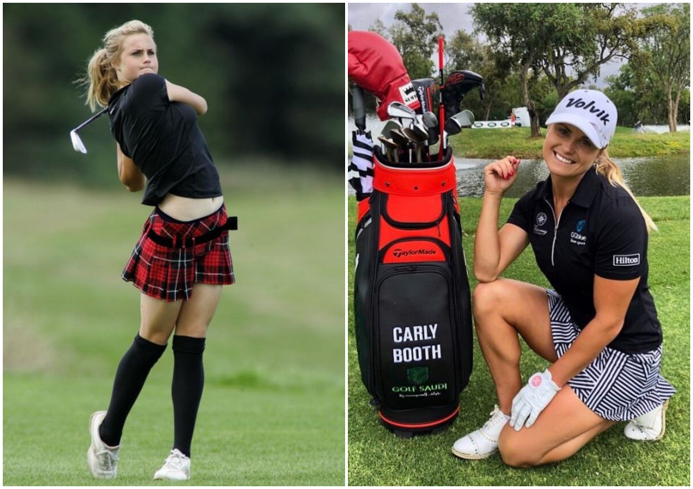 Carly Booth Sexy Golf