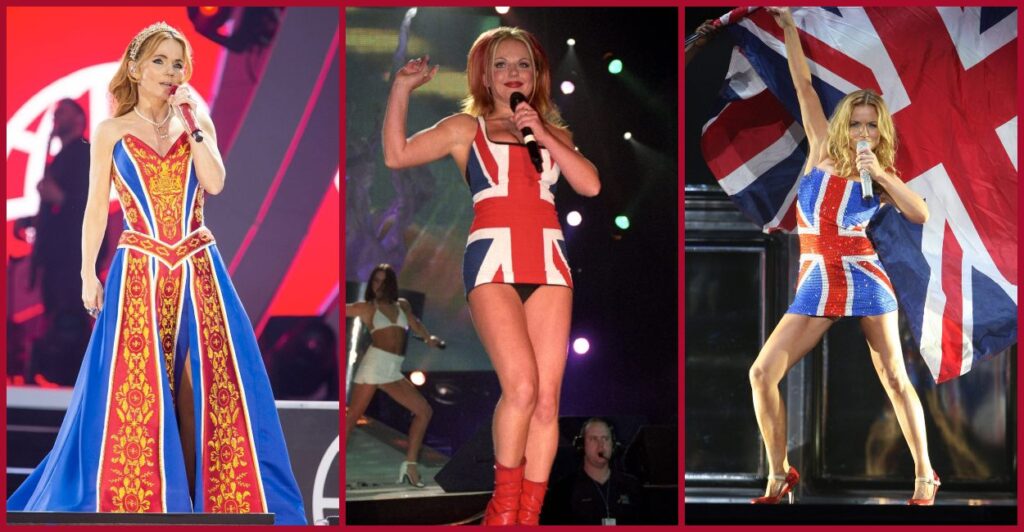 Geri Halliwell Union Jack Girl Power