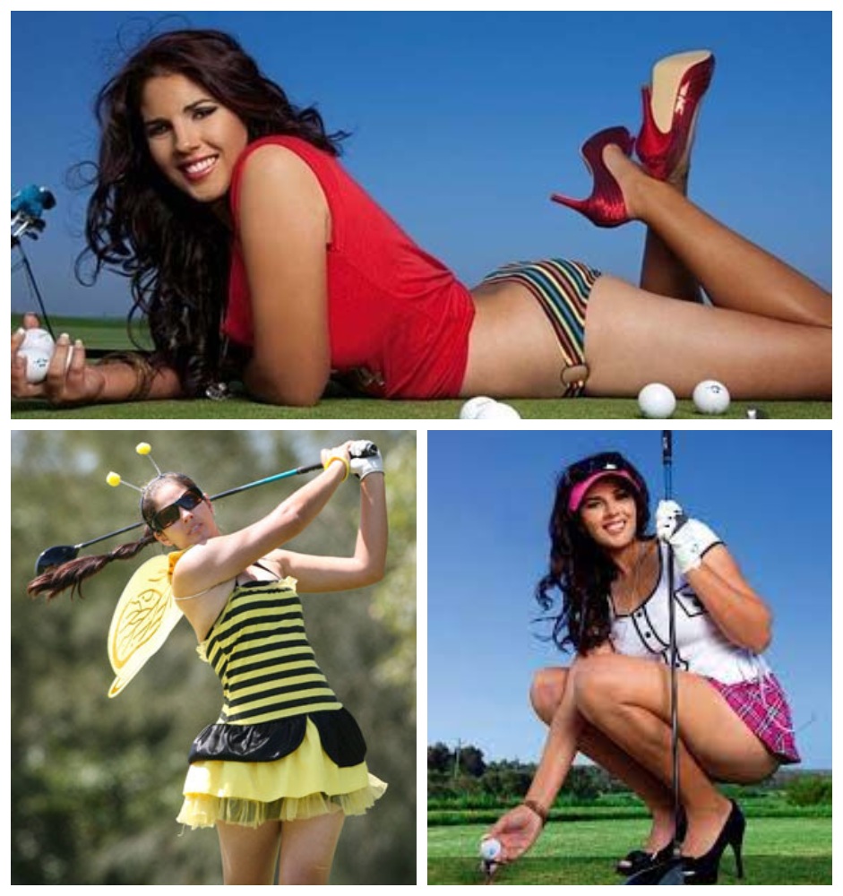 Nikki Garrett hot golf