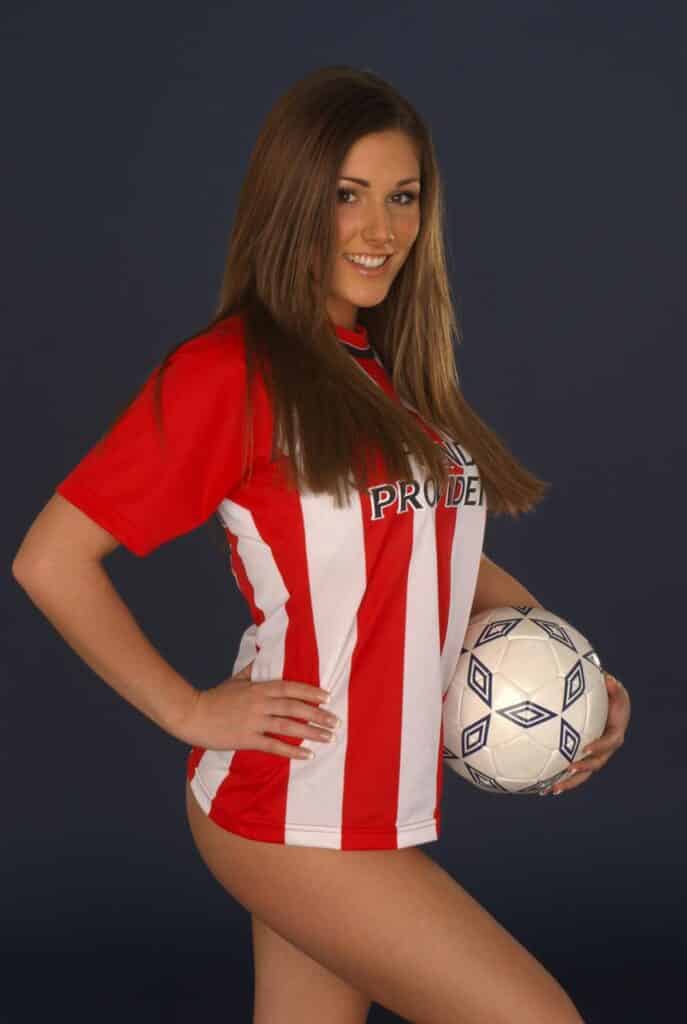 Lucy Pinder Southampton shirt