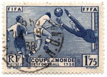 France 1938 World Cup Final Stamp