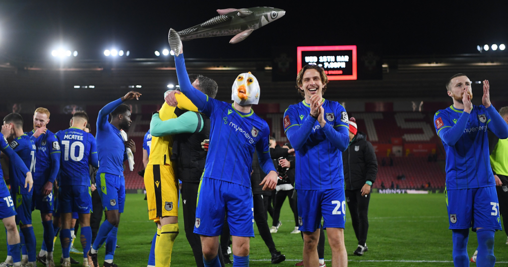 Grimsby Town at the FA Cup Quarter-Finals