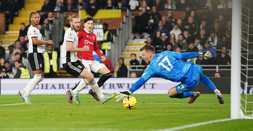 Manchester United Fulham Garnacho