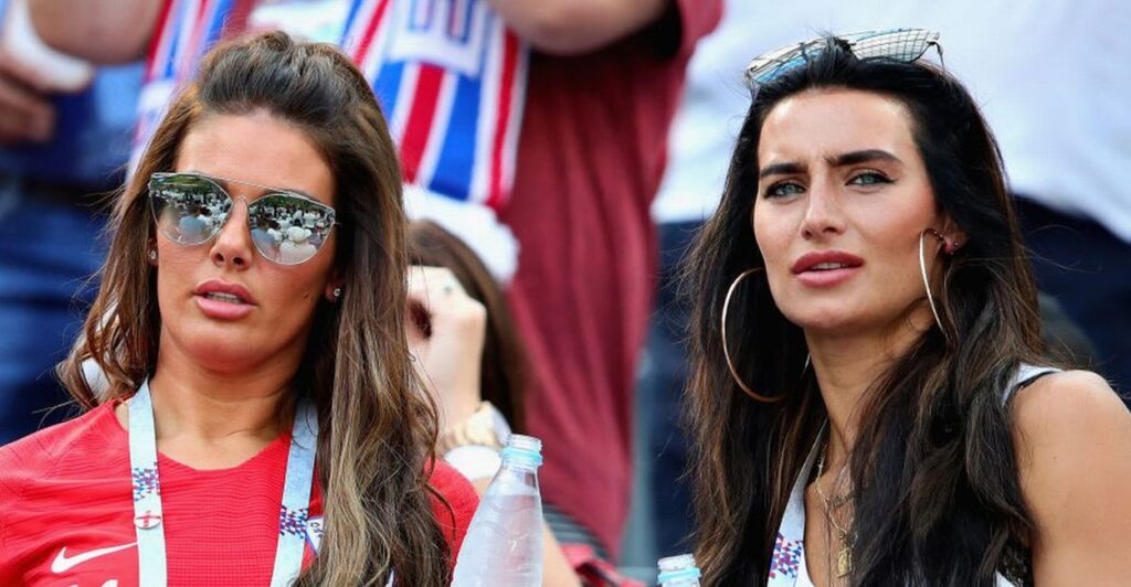 Becky Vardy with Kyle Walker's wife Annie